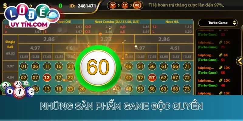 Những sản phẩm game độc quyền của lô đề Yo88