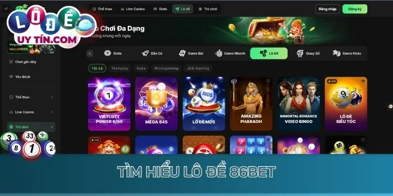 Lô Đề 86bet - Nhận Thưởng Lớn Để Trải Nghiệm Quay Số Thả Ga Cực Đã 2 Tìm hiểu lô đề 86bet