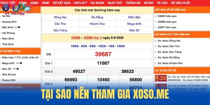 Vì sao người dùng quan tâm đến Xoso.me?