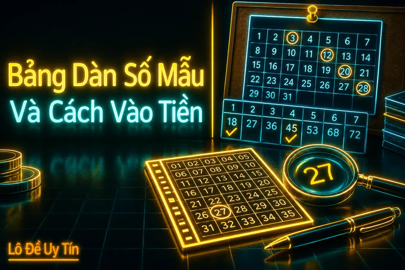 Giả sử bạn gạch bỏ bốn nhóm đầu và đuôi, còn lại đúng 60 con thì dàn của bạn đã xong - dàn đề 60 số